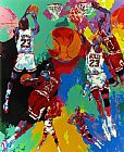 Leroy Neiman Michael Jordan painting